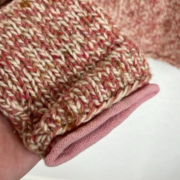 M.A.G By Magaschoni Cashmere Marled Chunky Knit Mockneck Sweater - Picture 3 of 8